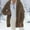 Khaki, variant on Women's Solid Color Autumn And Winter Warm Zipper Pocket Long Sleeved Hooded Jacket Womens Jackets plus Size Jacket Women Size Medium Outdoor Work Clothes for Women Thin Jacket Women Lightweight