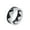 Silver Black, variant on Women Men's Separable Cubic Zirconia Couple Ring Stainless Steel Personalized Mountain Sea Ring Band Jewelry Silver Gold Size 7