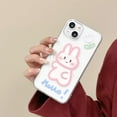 thumbnail image 7 of Cartoon Cute Rabbit Dinosaur Clear Couple Case Compatible with iPhone Case (Cartoon Cute Rabbit,iPhone 14 Pro Max), 7 of 7