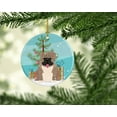 thumbnail image 2 of Merry Christmas Tree English Bulldog Grey Brindle  Ceramic Ornament, 2 of 3