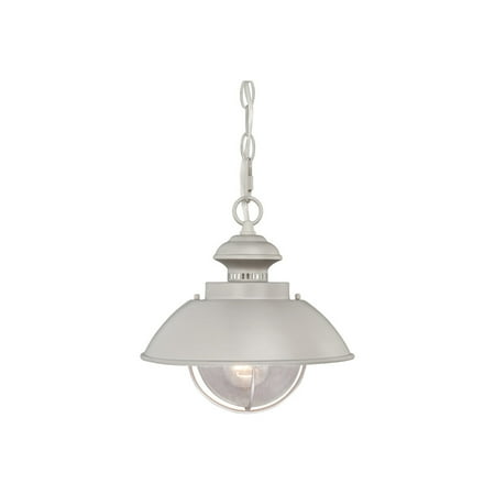 Pendant Outdoor Lighting Fixtures Outdoor Pendant 1 Light Fixtures With Brushed Nickel Finish Steel Material Medium 10