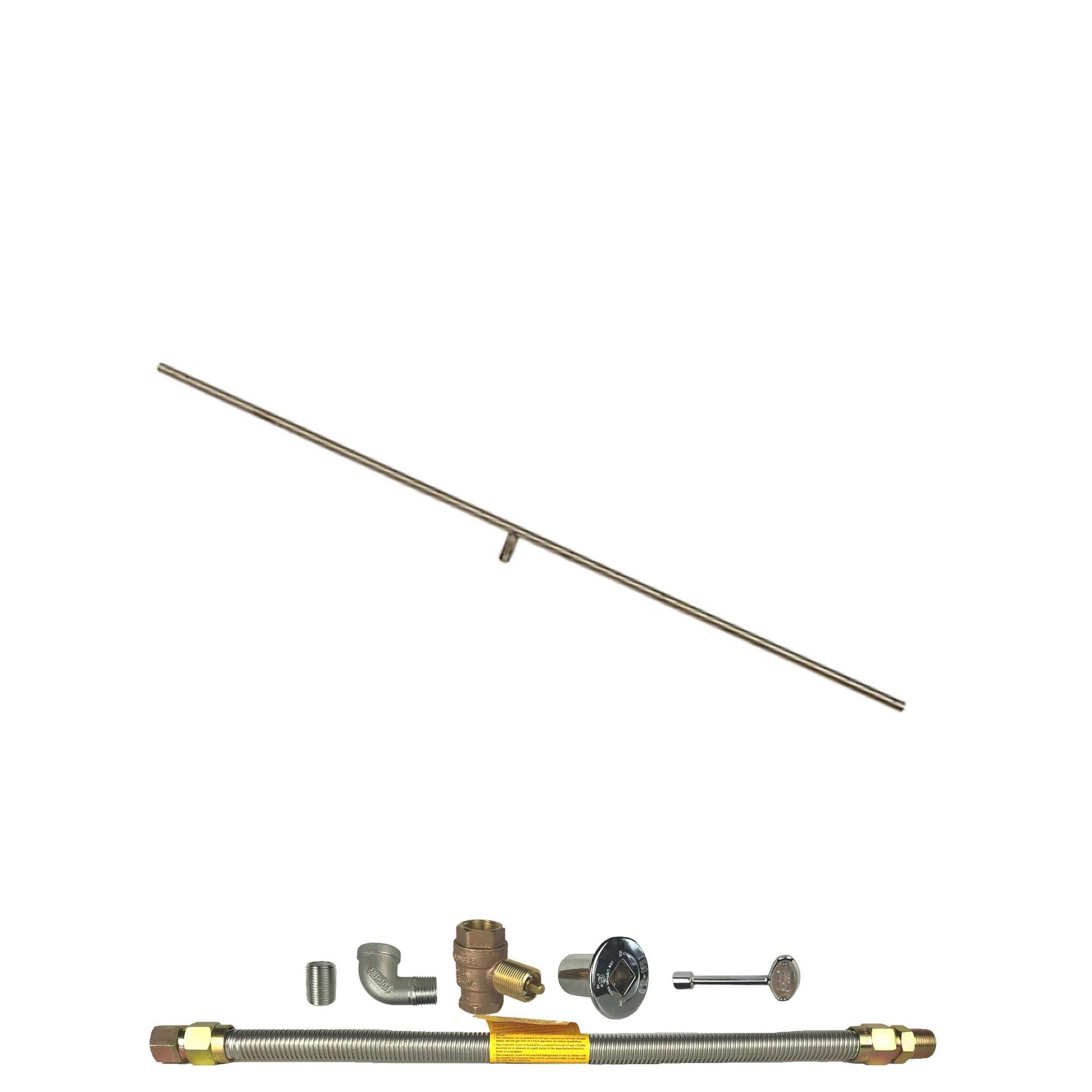 Spotix HPC Linear T-Burner Fire Pit Kit, 72