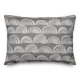 thumbnail image 2 of Creative Products Semi Circles Gray 14 x 20 Indoor / Outdoor Pillow, 2 of 3