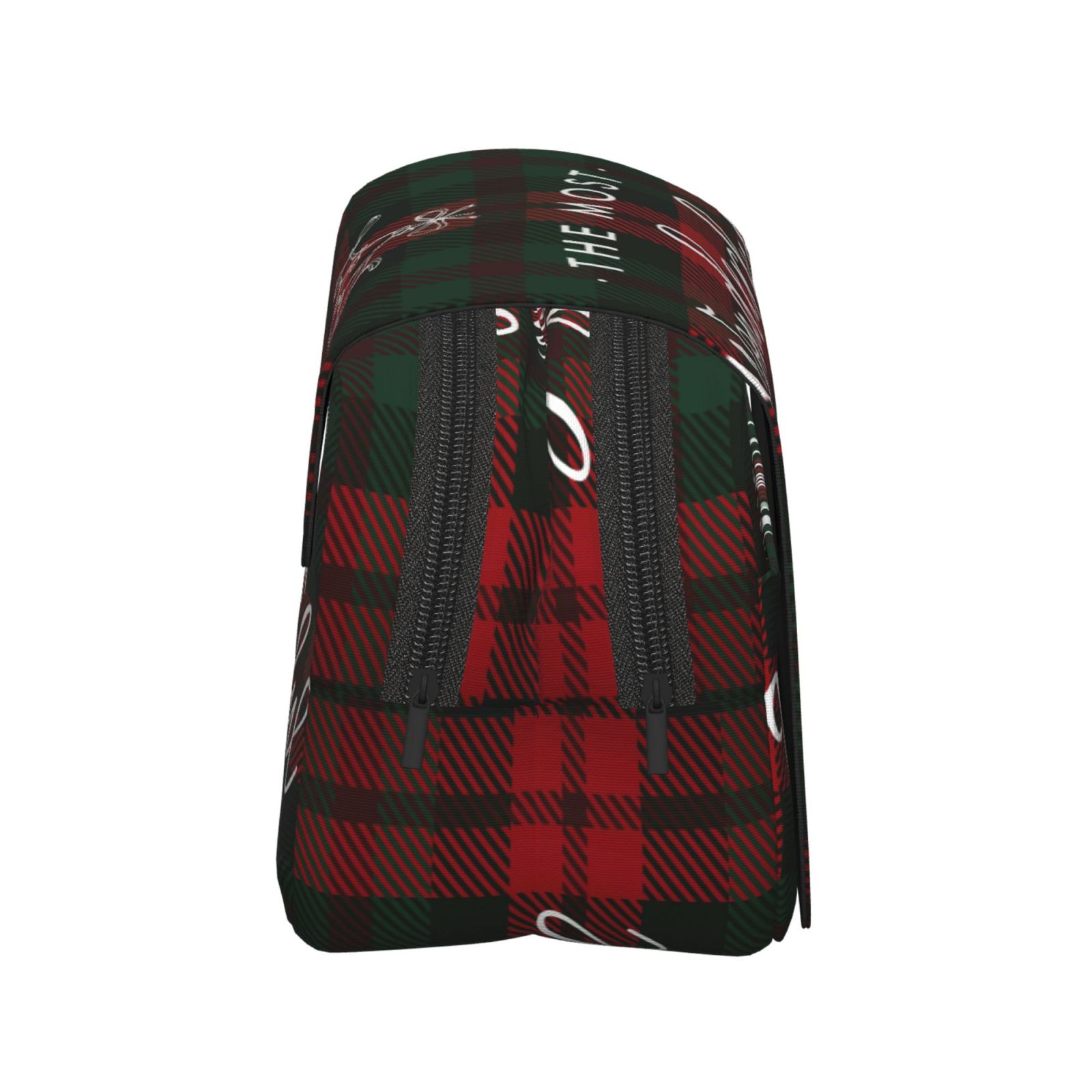 Rateoe Wonderful Time Christmas Pattern Double Clamshell Pen Case, Storage Organizer with Two Zipper Compartments– Holds Up to 50 Pencils & Pens