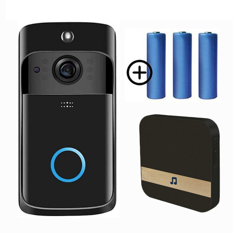 Wireless Doorbell Camera, Waterproof WiFi Doorbell Security Camera With