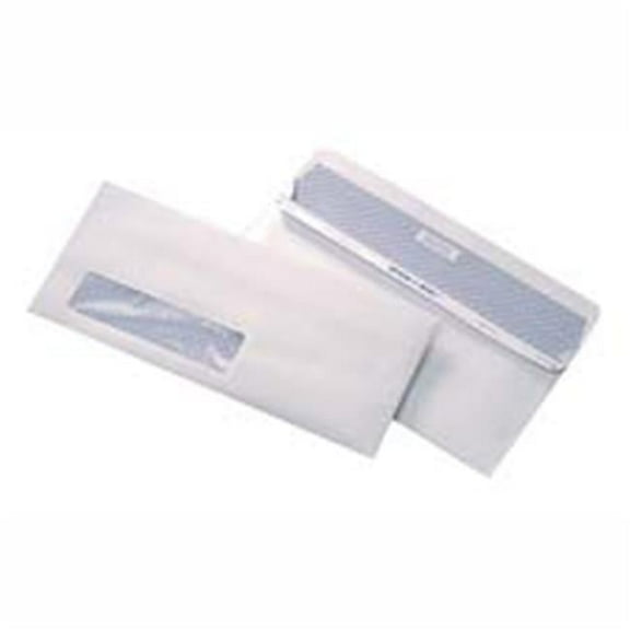 Quality Park Products  Reveal-n-Seal Envelope- Window- 4-.13in.x9-.50in.- White