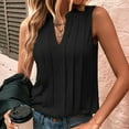 thumbnail image 4 of Bogo Summer Tops For Women Sleeveless Button-Down Shirts Cotton Tank Top Women Loose Fit Packs Tunics Women Short Sleeve Summer Casual Tunic Tops For Leggings Cute T Shirts For Women Trendy, 4 of 6
