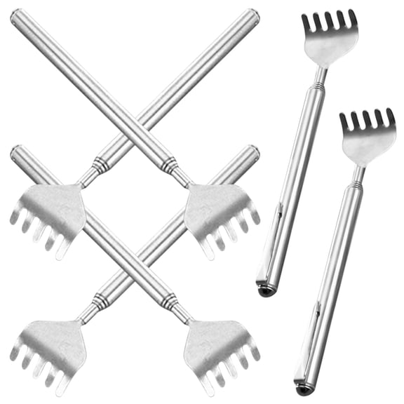 6Pcs Handheld Back Scratcher Telescopic Scratcher Manual Scratcher Back Scratcher Back Scratching Tool