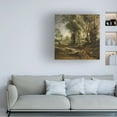 thumbnail image 2 of Peter Paul Rubens 'Evening Landscape With Timber Wagon' Canvas Art, 2 of 4