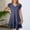 B293 Blue sundresses for women clearance under $5, variant on Women Dresses Xqxayjr 2025 Summer Casual Dress for Women Ruffle Short Sleeve V Neck Tiered A Line Trendy Wedding Guest Dresses Flowy Swing Solid Color Midi Beach Party Dress