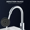 thumbnail image 4 of Multipurpose Brass Kitchen Faucet Sturdy Materials Mixing Valves Elevating Spouts with Easy Use Pull Rod Household Use, 4 of 10