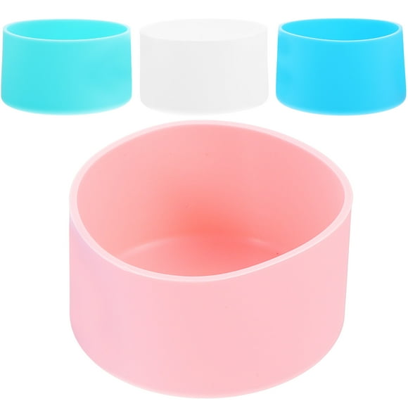 AURARMLET 4Ud Cubiertas Para Botella De Silicona Reutilizables Antirayaduras
