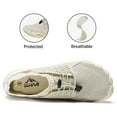 thumbnail image 2 of Nortiv 8 Men Water Shoes Comfort Barefoot Quick Dry Beach Shoes Swim Diving Surf Aqua Water Sports Shoes Trekman-2 Beige/Light/Grey Size 9, 2 of 4