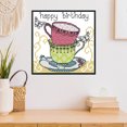 thumbnail image 4 of Cuadros Decorativos Kit de punto de cruz de taza de té 14CT sello bordado DIY costura (J356 15x14cm) Ehuebsd embutido en tela, 4 of 9