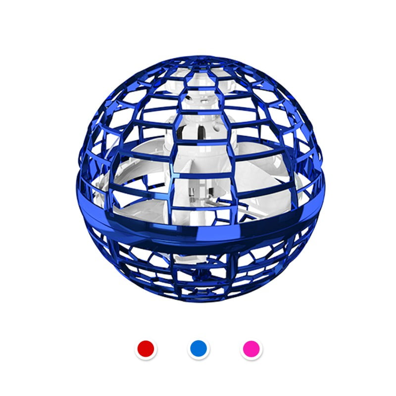 LOT OF 4X Light Up Flying Emoji Hover Balls Wholesale Assortment 