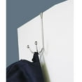 thumbnail image 2 of Home Basics Chrome Hook Over The Door Hanger Hardware Hooks, 2 Pack, 2 of 6