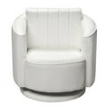 thumbnail image 2 of Gift Mark Upholstered Small Child's Swivel Chair-Color:Black, 2 of 3