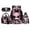 Axolotl Blossoms, variant on Giraffe Cute Bookbag and Lunchbox Set 4 piece Durable Kids Backpack with Pencil Bags Water Bottle Sleeve for Elementary School Students Back to School Gifts