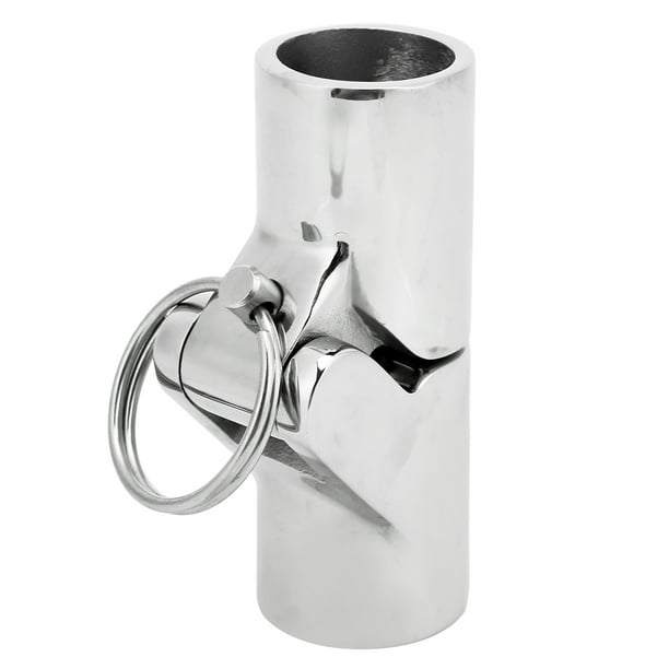 Boat Pipe Connector,Marine Boat Pipe Connector Folding Swivel Connector Stainless Steel Swivel