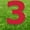 Red, variant on Red Number 3 20 inches tall