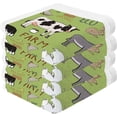 thumbnail image 2 of GZHJMY Farm Animals Wash Cloths 2 Pack - 12 x 12 Inch Super Super Soft Washcloths for Your Face and Body - 100% Cotton Absorbent Baby Face Towel, 2 of 7