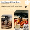 thumbnail image 3 of OFTY 2-Pack Reusable Beeswax Bread Bags, XL 13x17 Inches for Sourdough & Artisan Loaves, Plastic-Free Food Storage, 3 of 6