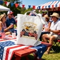 thumbnail image 4 of Aoznliie 4th of July Tote Bag, 15.4x14.2 inch Patriotic Canvas Tote for Women, USA 250th Anniversary Bag for Independence Day Gift, 4 of 8
