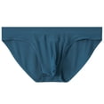 thumbnail image 1 of MYG Mens Threaded Low Waist U Convex Pouch Breathable Briefs Underwear Underpants, 1 of 9