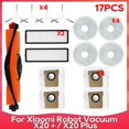 thumbnail image 1 of Para Robot Vacuum X20 + / X20 Plus Cepillo Lateral Principal Filtro HEPA Paño de Fregona Bolsa para Polvo Accesorios, 1 of 1
