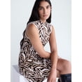 thumbnail image 4 of Scoop Women’s and Women's Sleeveless Mock Neck Mini Dress, Sizes XS-4X, 4 of 5