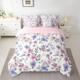 thumbnail image 2 of Castle Fairy Teens Chic Floral Flowers Twin Bedding Sets 7-Piece,Vintage Aesthetic Bedding Comforter Set Microfiber,Spring Garden Breathable Sheet Sets,Ultra Soft Home Decor,Reversible, 2 of 8