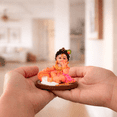 thumbnail image 4 of IBA Indianbeautifulart Lord Krishna HandcraftedResin Statue 8.5 Cm Small Idol For Car DashboardFigurines Office Table Dcor, 4 of 6