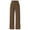 Brown, variant on HNMKIU High Waisted Oversize Pants for Women Casual Trousers Solid Color Loose Fit Straight Leg Long Pants Fashion Style Brown,XXXL