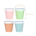 thumbnail image 4 of EeaseMX 4 vasos para helado con tapa, recipientes para yogur, vasos para sopa y tarros de crema vacíos de 200 ml., 4 of 7