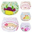 thumbnail image 3 of Bueautybox Baby Cotton Training Pants Reusable Toddler Potty Training Underwear for Boy and Girl Cotton Training Pants Reusable Cloth Washable Infant Nappies, 3 of 7