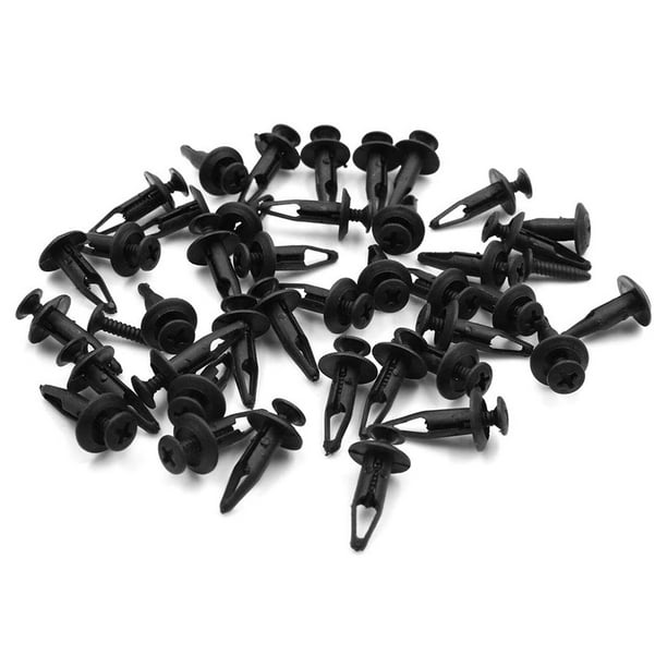 Smilepp 40 Pieces Car Retainer Clips Bumper Plastic Fastener Rivets