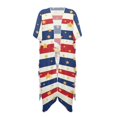 thumbnail image 2 of FKELYI Kimono Coverups for Women Soft Beach Cover Up US 250th Anniversary Star Eagle Print Half Sleeve Summer Cardigan Bikini Cover Ups Resort Wear Casual Cruise Outfits, 2 of 6