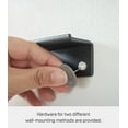 thumbnail image 3 of Yamazaki Home Wall-Mounted Phone Holder, Black, Steel, Supports 2.2 pounds, 3 of 7