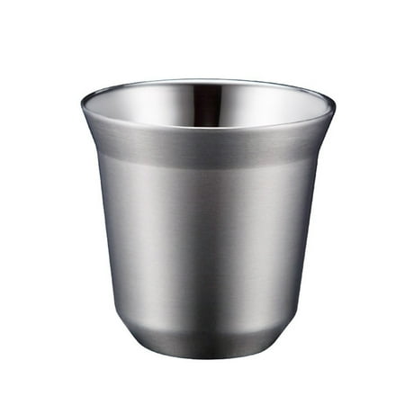 

Stainless Steel Shot Cups Stainless Steel Shot Glass Drinking Tumbler 80/160ml Double Wall Heat Insulation Stainless Steel Espresso Coffee Vacuum Cup