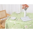 thumbnail image 7 of REGALWOVEN Rectangle Vinyl Tablecloth, Wrinkle-Resistant Table Cover for Kitchen or Dining, Pink Flower 55x71 Inch, 7 of 7