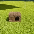 thumbnail image 5 of 2PCS Grass House Foldable House Small Animal Hideaway Guinea Pigs Rabbit House Indoor Outdoor Bunny Hideout Grass Rabbit Bed, 5 of 5