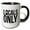 Black/White, variant on 3drose, Locals Only Rhode Island, 11oz Two-tone Black Mug