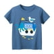 thumbnail image 1 of Gibobby Blusa Casual Para Niños Camisetas informales con estampado de dibujos animados de manga corta para niños pequeños y niñas de verano para ropa de niños(Azul, 6-7 Años), 1 of 5