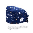 thumbnail image 5 of Paquete De 4 Gorros De Trabajo Para Enfermera, Servicio Prolongado, Color Puro, Botón Pulido Opaco, Gorros De Trabajo Multifuncionales Unisex, Uniformes De Trabajo Monstrate AP008643-23, 5 of 5