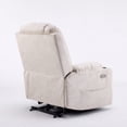 thumbnail image 7 of Power Lift Recliner Chair with Massage and Heat for Seniors, Home Theater Seating with USB Ports, Cup Holders and Side Pocket for Living Room, White, 7 of 7