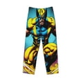 thumbnail image 5 of Wolverine Pajama Pants for Men, Super Soft All over Print Lounge Pants Sleepwear Bottom with Pockets Drawstring, 5 of 8