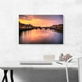 thumbnail image 2 of ARTCANVAS Florence Italy Bridge Skyline Canvas Art Print - Size: 26" x 18" (0.75" Deep), 2 of 9