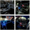 thumbnail image 5 of LED Strip Lights Flexible Neon EL Wire Indoor Universal Interior Decoration Strip LED Car Light Strip White, 5 of 6