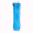 thumbnail image 1 of 50Pcs Silk Pouch For Hand Fans Organza Gift Bag Gift Pouch For With Drawstring Lake Blue, 1 of 9