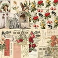 thumbnail image 2 of ZOUSSIQI 24 Sheets 6'' x 6'' Scrapbook Paper Romantic Red Pattern One Sided Cardstock for DIY Card Making (21047) CA919-14930, 2 of 6